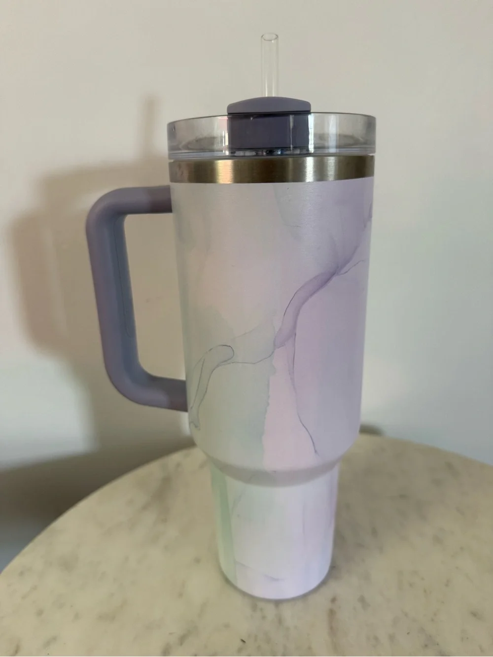 LIMITED EDITION Stanley Quencher H2.0 Flowstate Tumbler Cup 40oz Watercolor Dusk